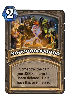 NOOOOOOOOOOOO Card Image