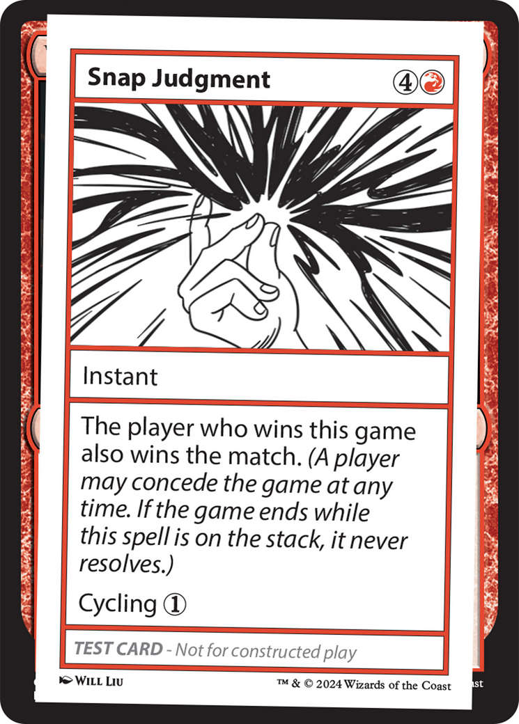 Snap Judgment Card Image