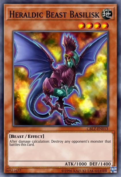 Heraldic Beast Basilisk Card Image