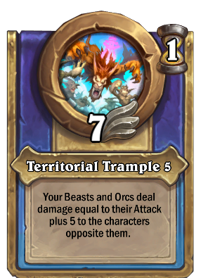 Territorial Trample 5 Card Image