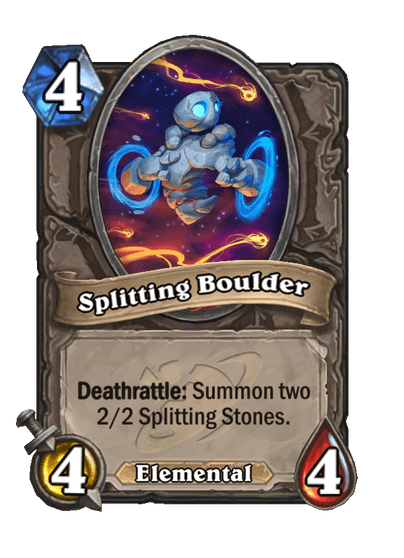 Splitting Boulder Card Image