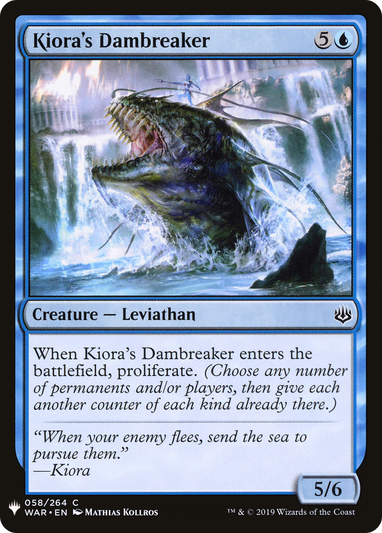 Kiora's Dambreaker Card Image