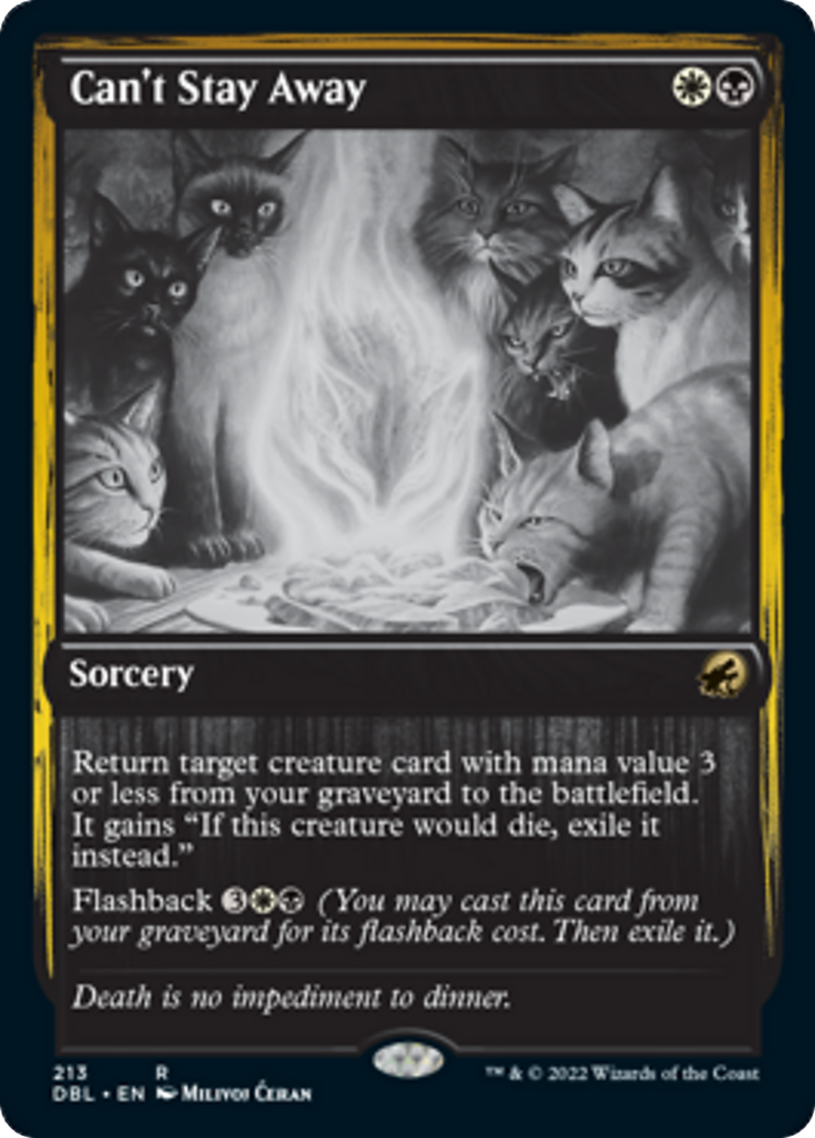 Can't Stay Away Card Image