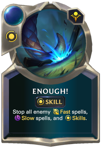 Enough! Card Image