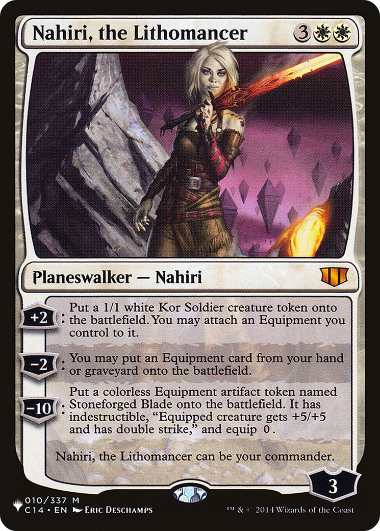 Nahiri, the Lithomancer Card Image