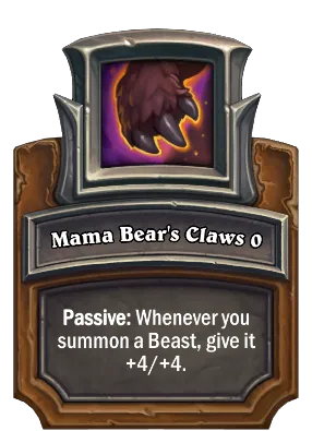 Mama Bear's Claws {0} Card Image