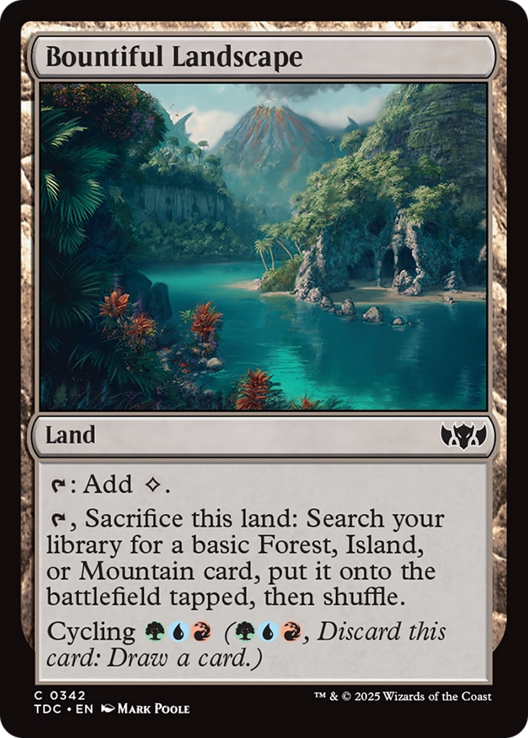 Bountiful Landscape Card Image