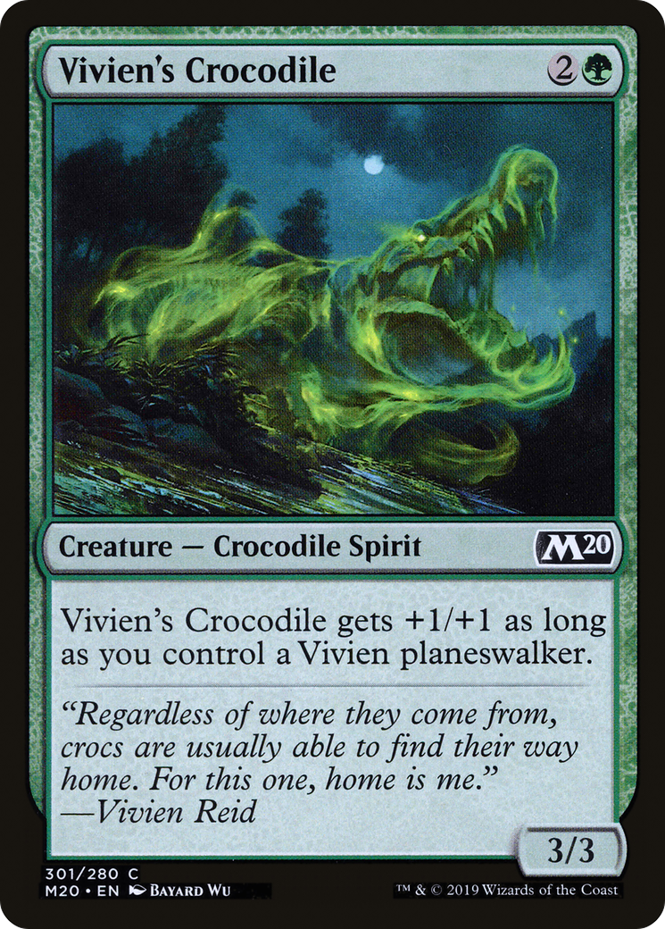 Vivien's Crocodile Card Image