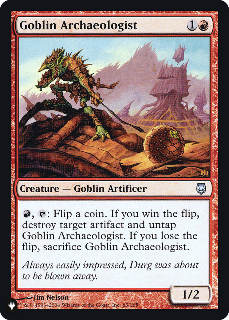 Goblin Archaeologist Card Image