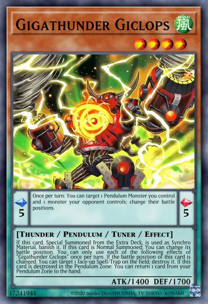 Gigathunder Giclops Card Image