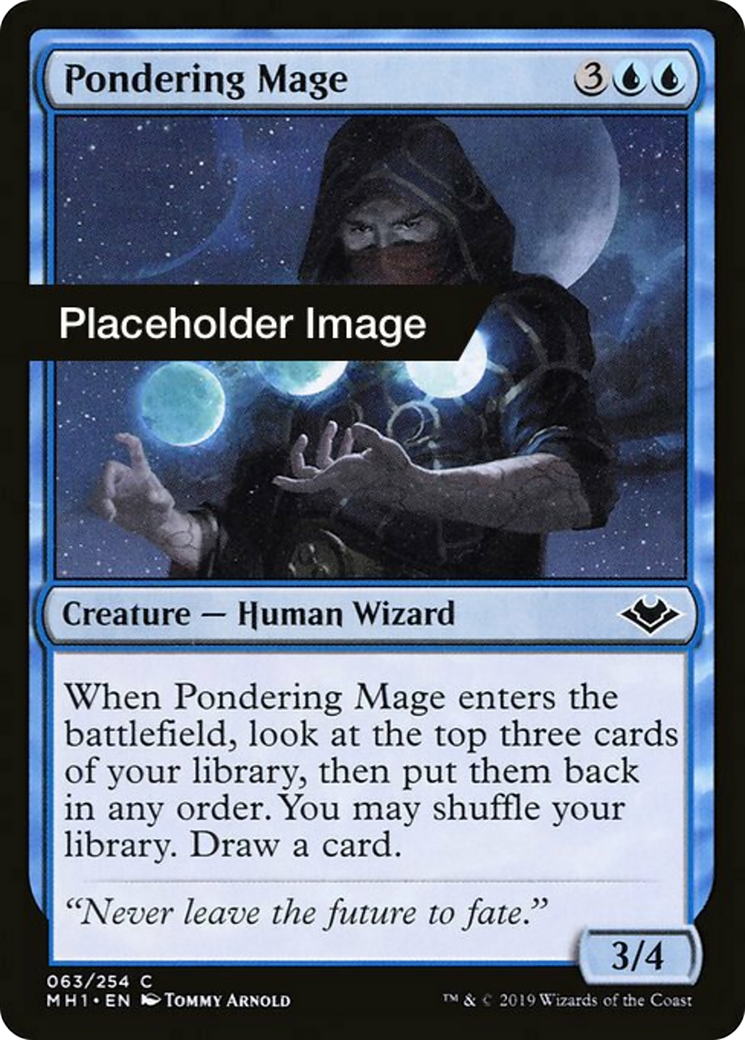 Pondering Mage Card Image