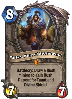 Varian, King of Stormwind Card Image