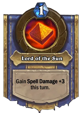 Lord of the Sun Card Image