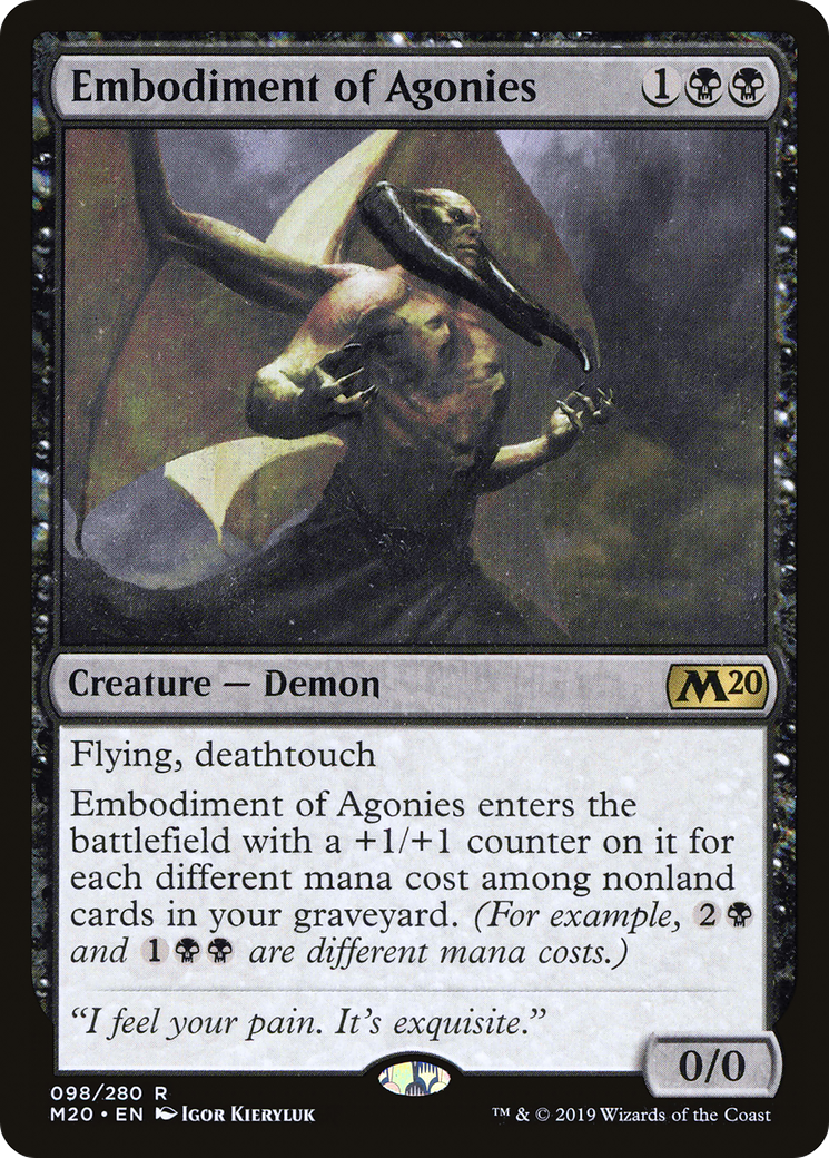 Embodiment of Agonies Card Image