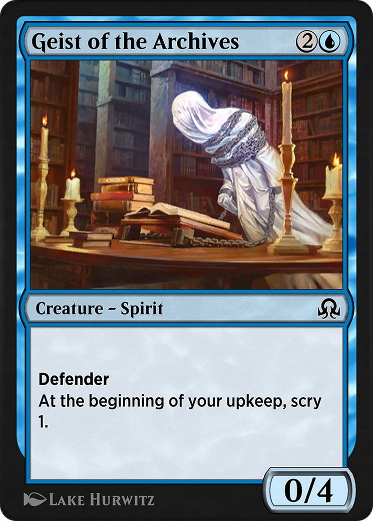 Geist of the Archives Card Image