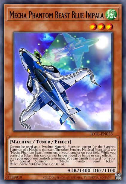 Mecha Phantom Beast Blue Impala Card Image