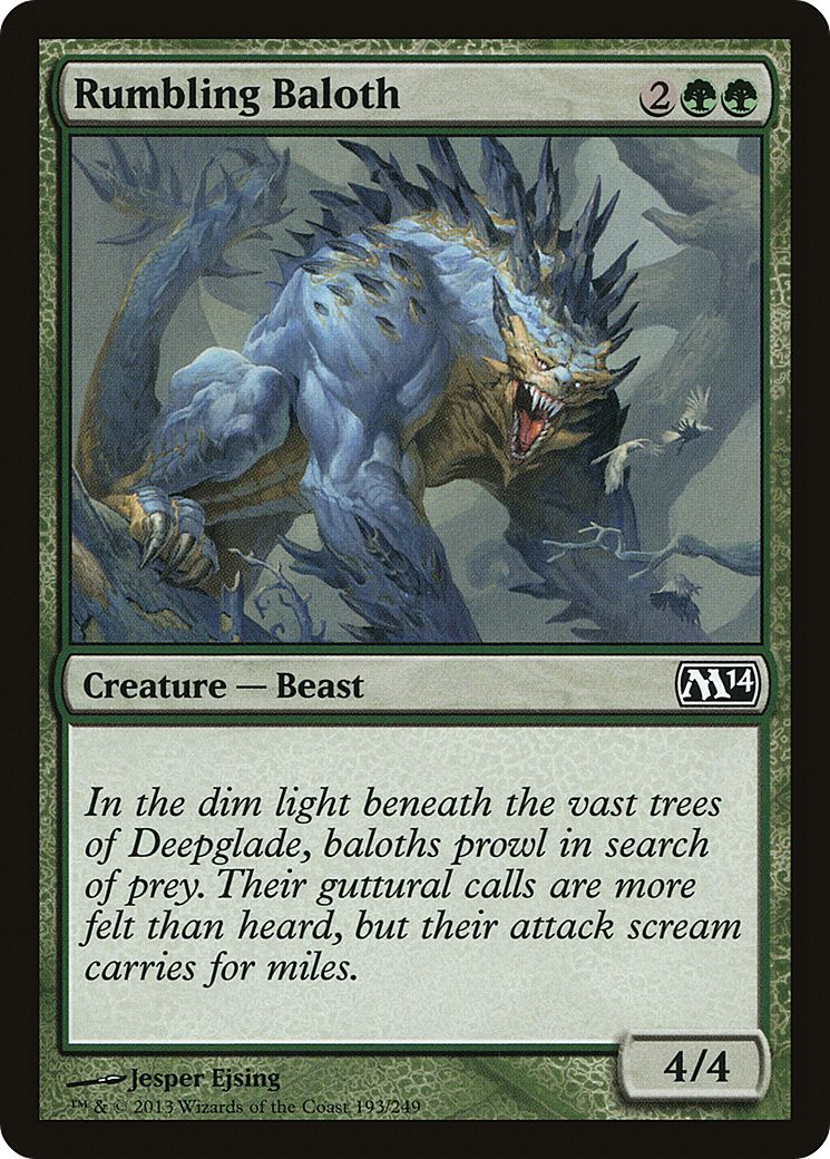 Rumbling Baloth Card Image