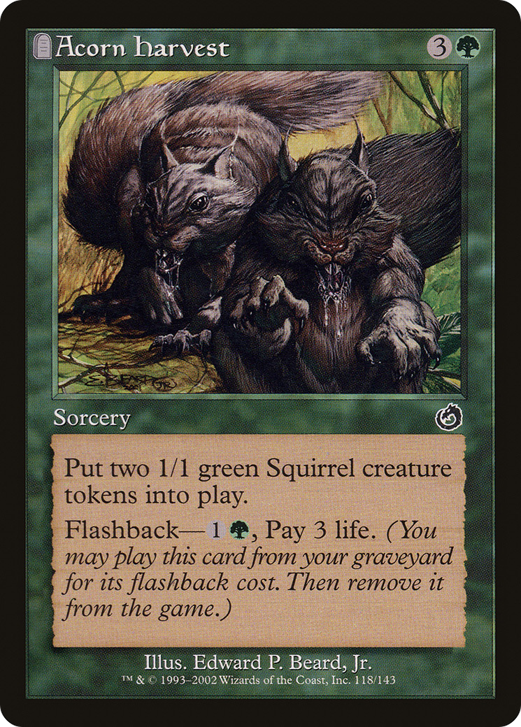 Acorn Harvest Card Image