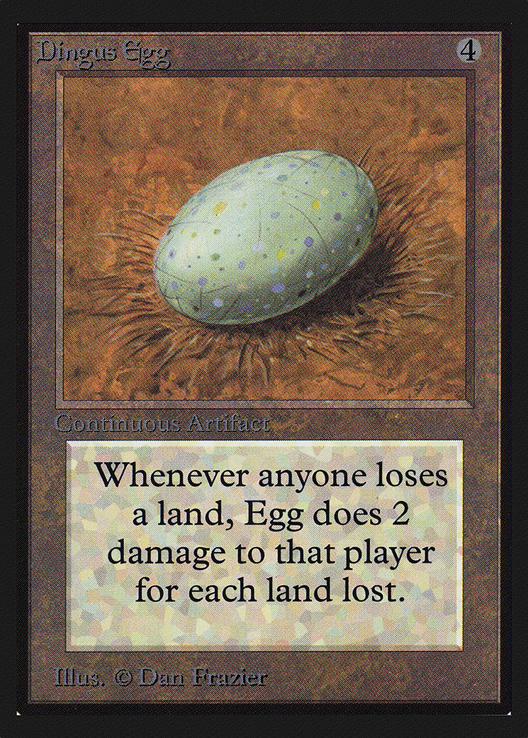 Dingus Egg Card Image