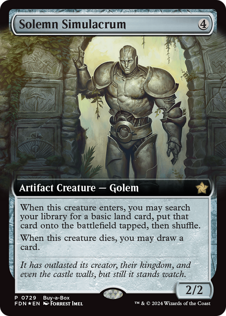Solemn Simulacrum Card Image
