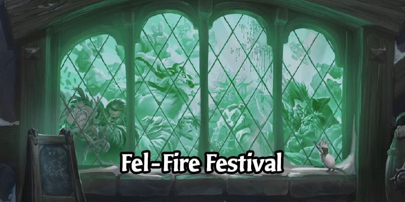 We Might be Getting a Fel-Fire Festival this Summer in Hearthstone Featuring Fel-Ragnaros