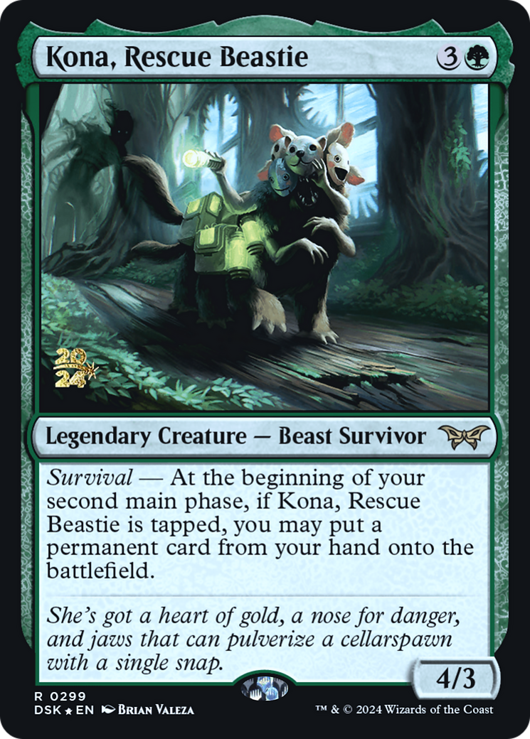 Kona, Rescue Beastie Card Image