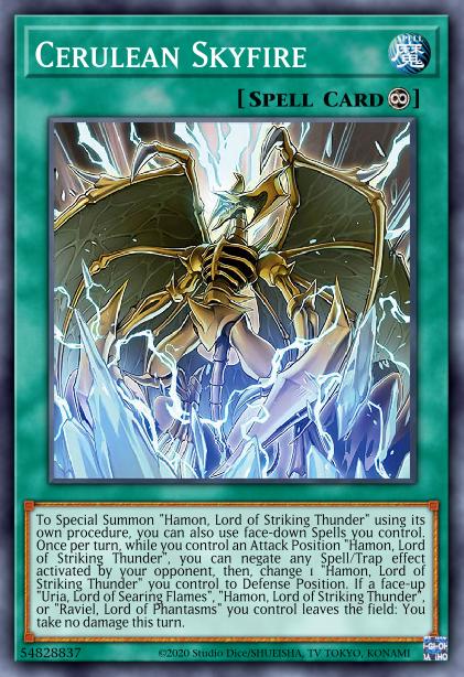 Cerulean Skyfire Card Image