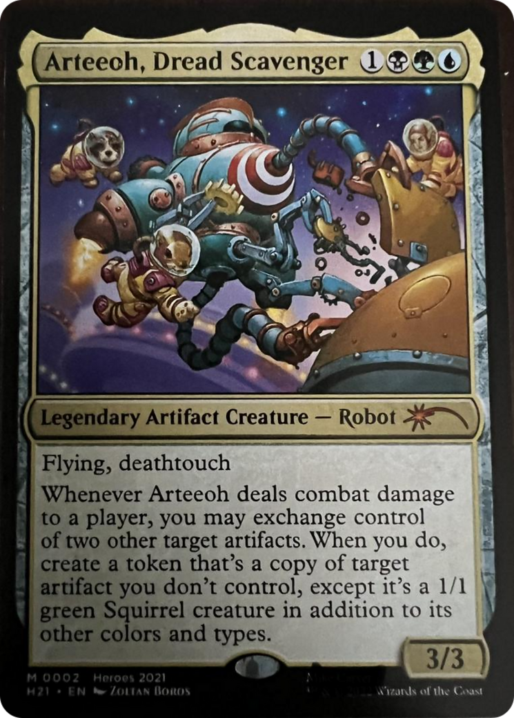 Arteeoh, Dread Scavenger Card Image