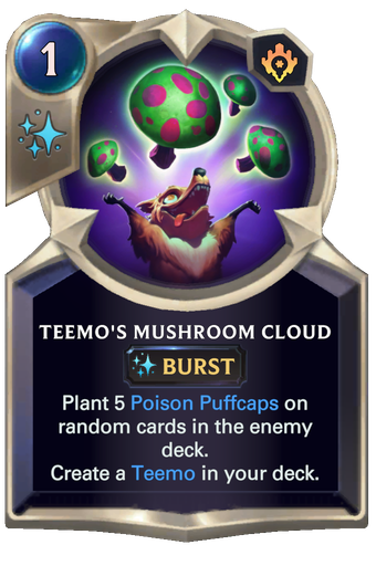 Teemo's Mushroom Cloud Card Image