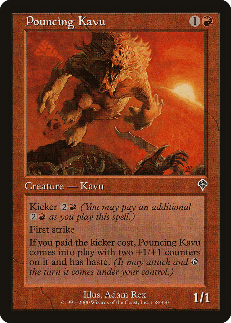 Pouncing Kavu Card Image