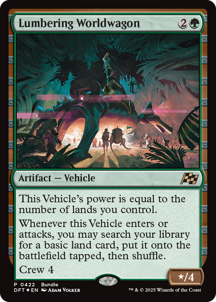 Lumbering Worldwagon Card Image