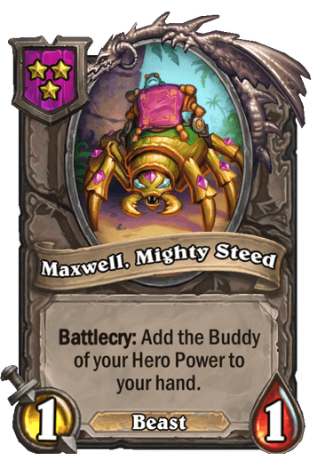 Maxwell, Mighty Steed Card Image