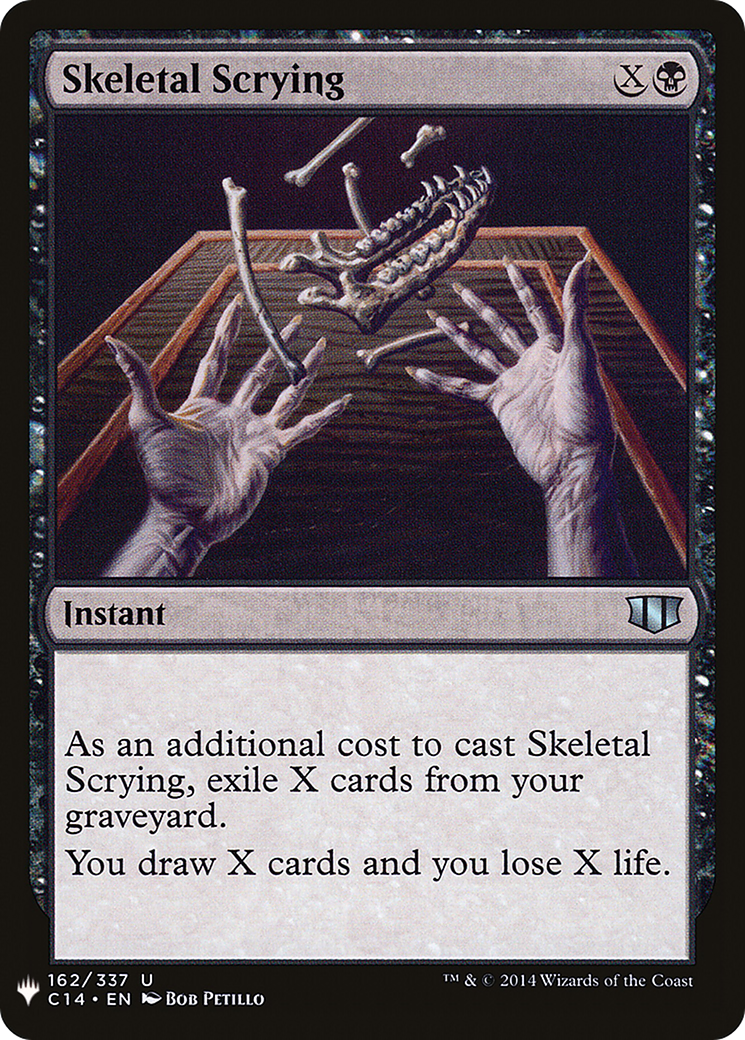 Skeletal Scrying Card Image