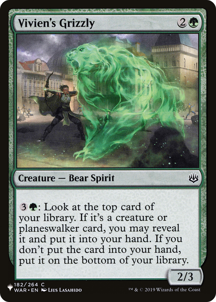 Vivien's Grizzly Card Image