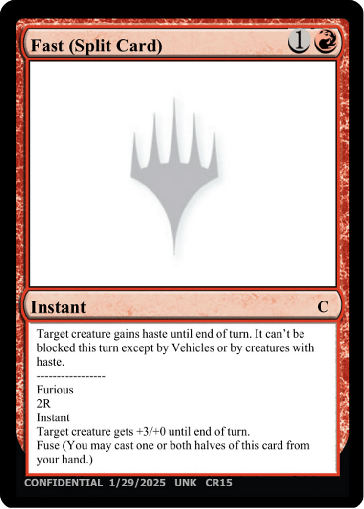 Furious Magic: The Gathering card