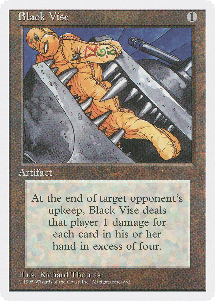 Black Vise Card Image