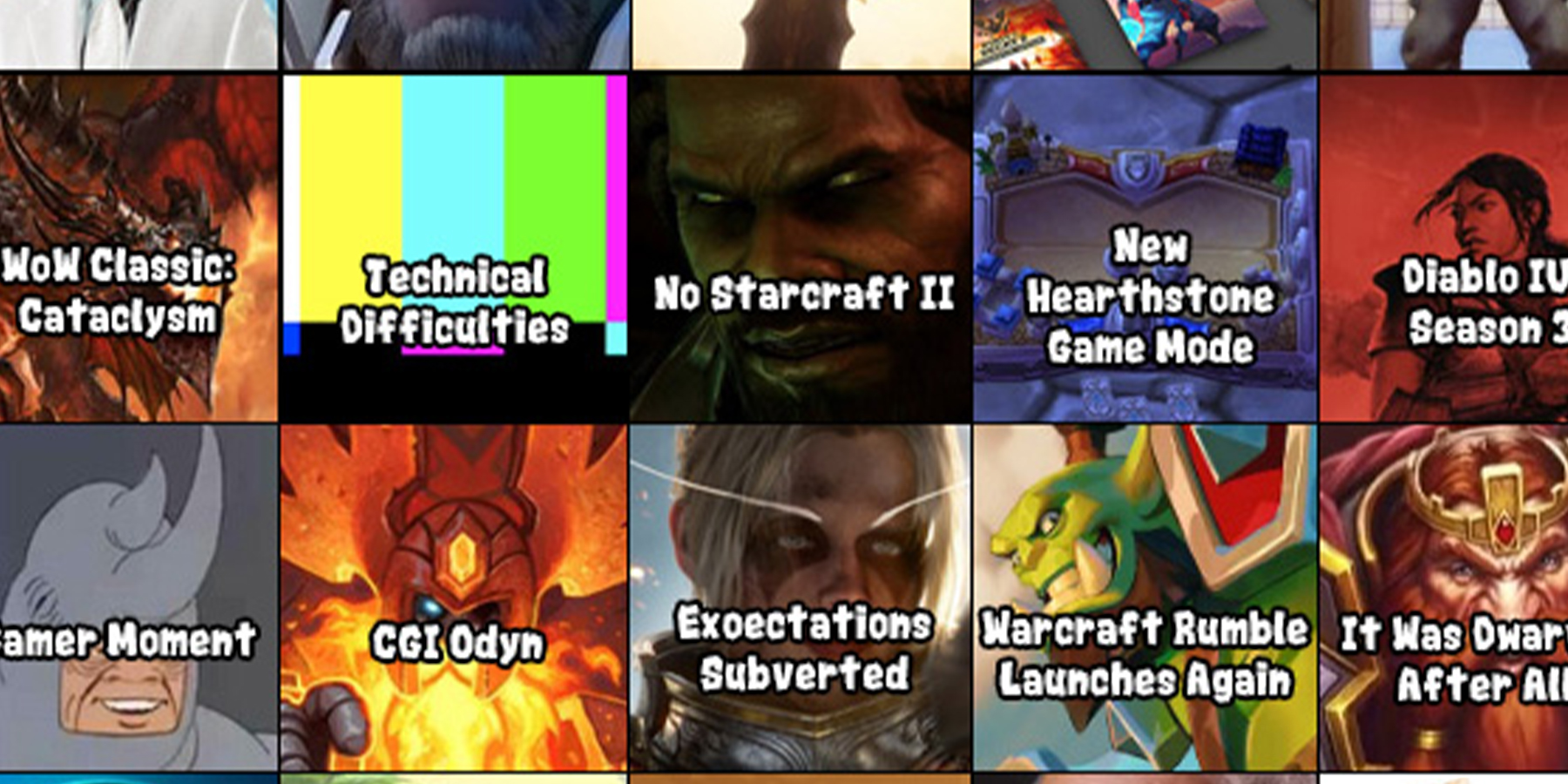 Join Us in Our BlizzCon 2023 Community Bingo!