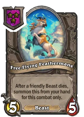 Free-Flying Feathermane Card Image