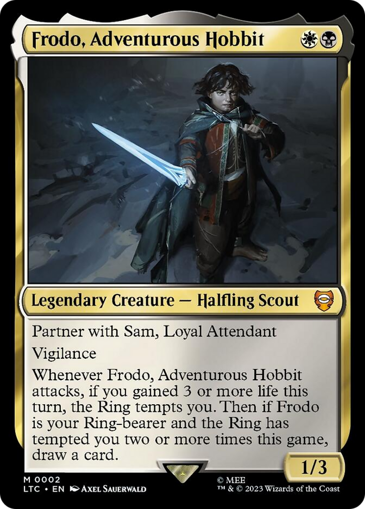 Frodo, Adventurous Hobbit Card Image