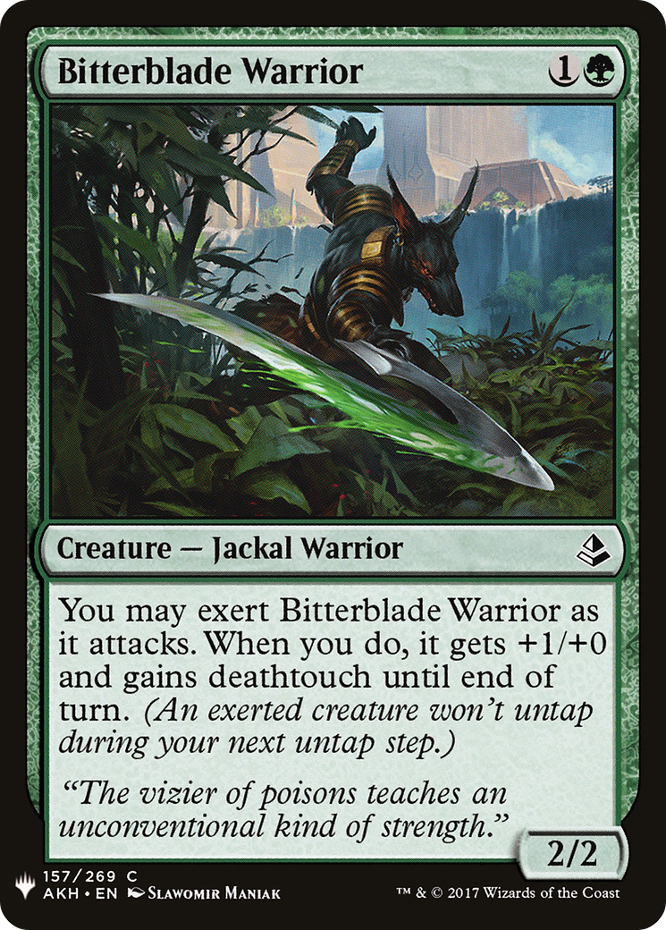 Bitterblade Warrior Card Image
