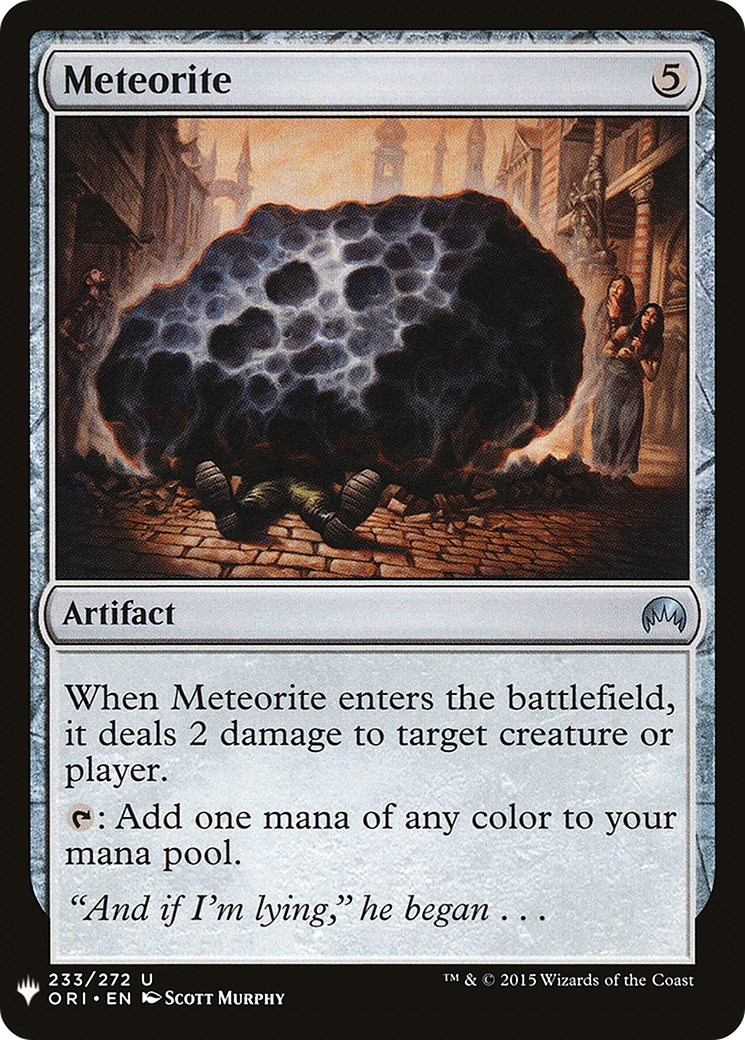 Meteorite Card Image
