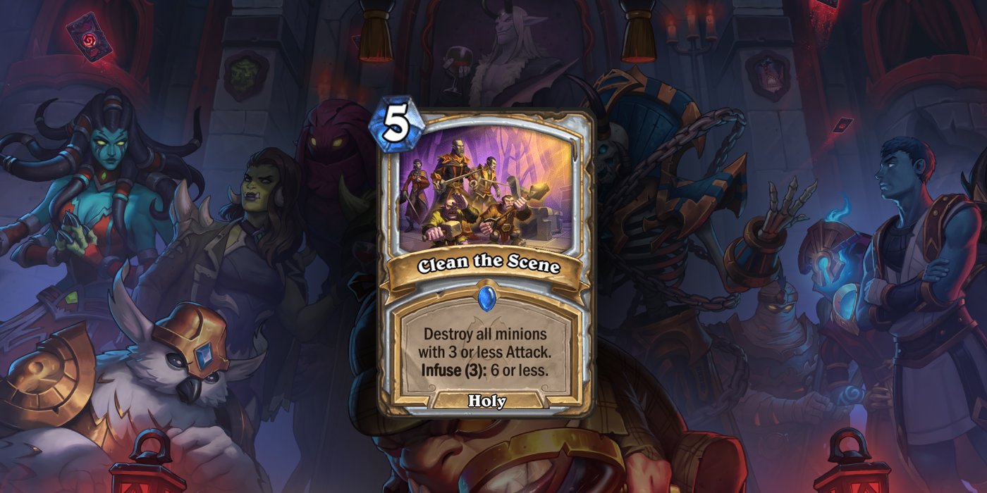 Clean the Scene is a New Priest Card Revealed by Alliestrasza for Murder at Castle Nathria