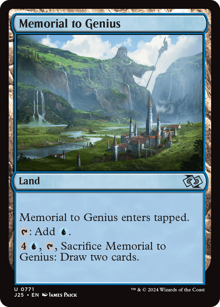 Memorial to Genius Card Image