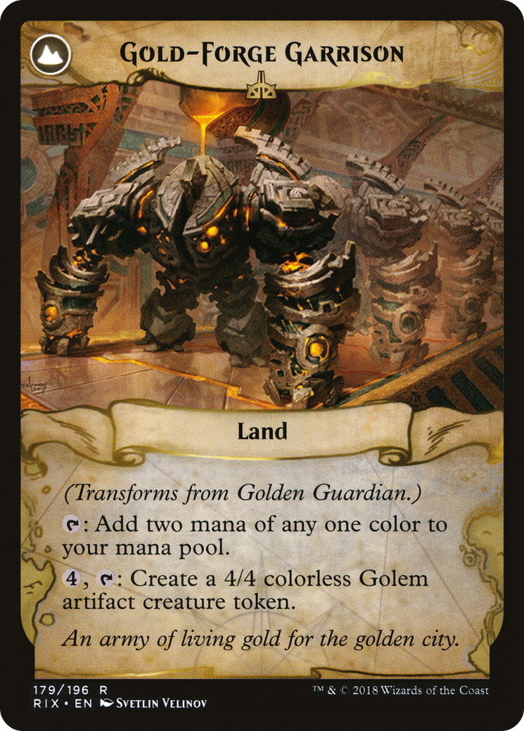 Golden Guardian // Gold-Forge Garrison Card Image