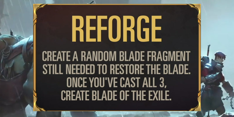 Reforge is Legends of Runeterra's New Keyword in Cosmic Creation Plus 1 New Card