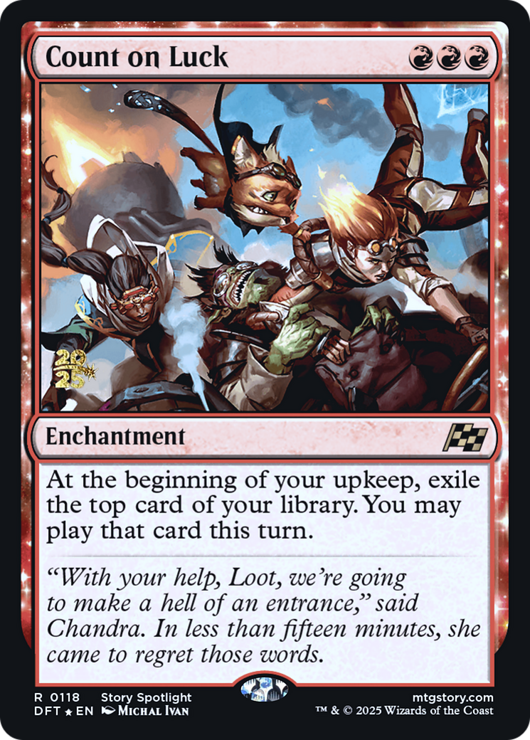 Count on Luck Card Image