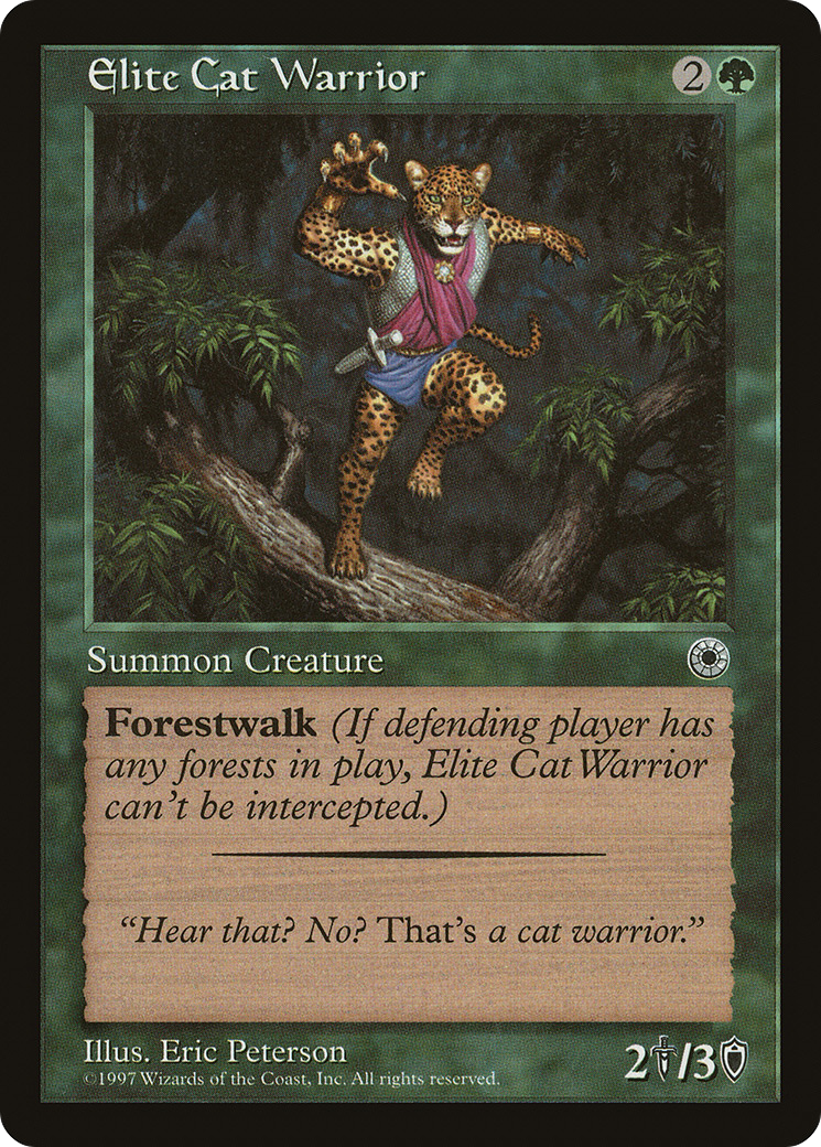 Elite Cat Warrior Card Image