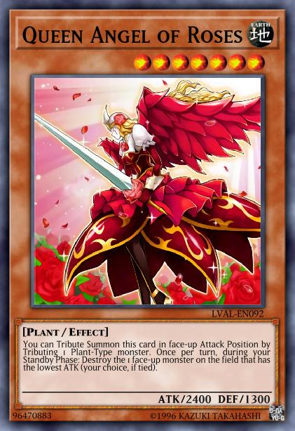 Queen Angel of Roses Card Image