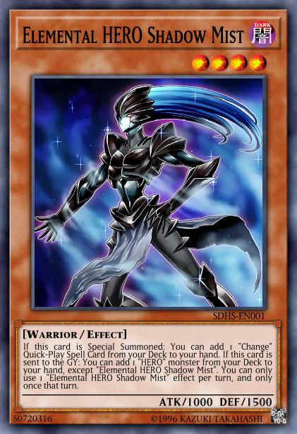 Elemental HERO Shadow Mist Card Image