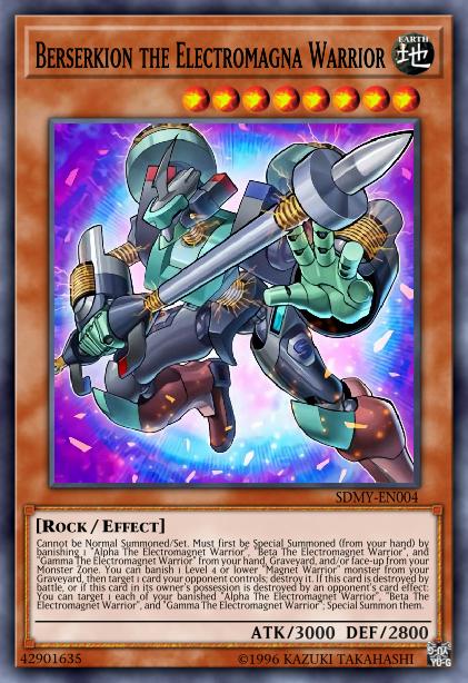 Berserkion the Electromagna Warrior Card Image